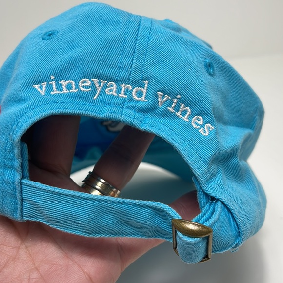 Vineyard Vines teal hat cap adjustable - Picture 2 of 4